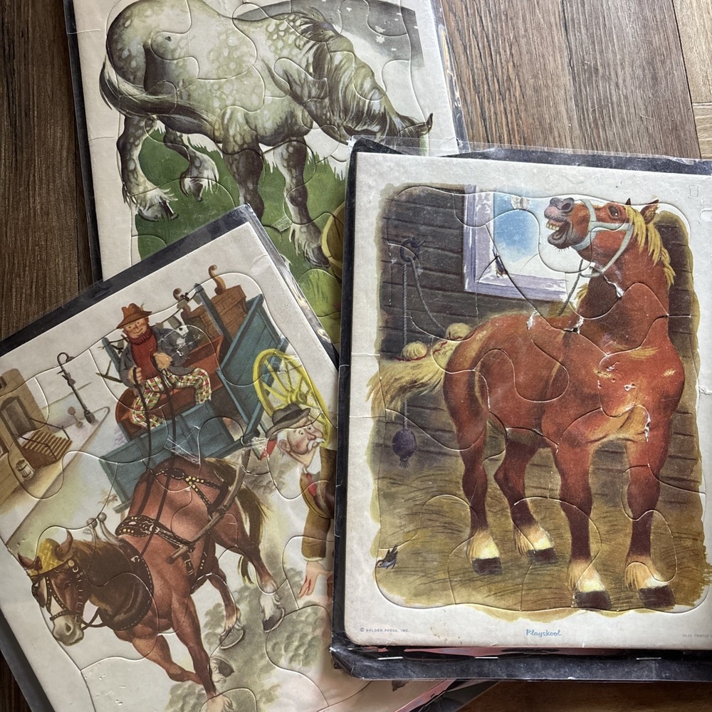 Vintage Playskool Puzzles